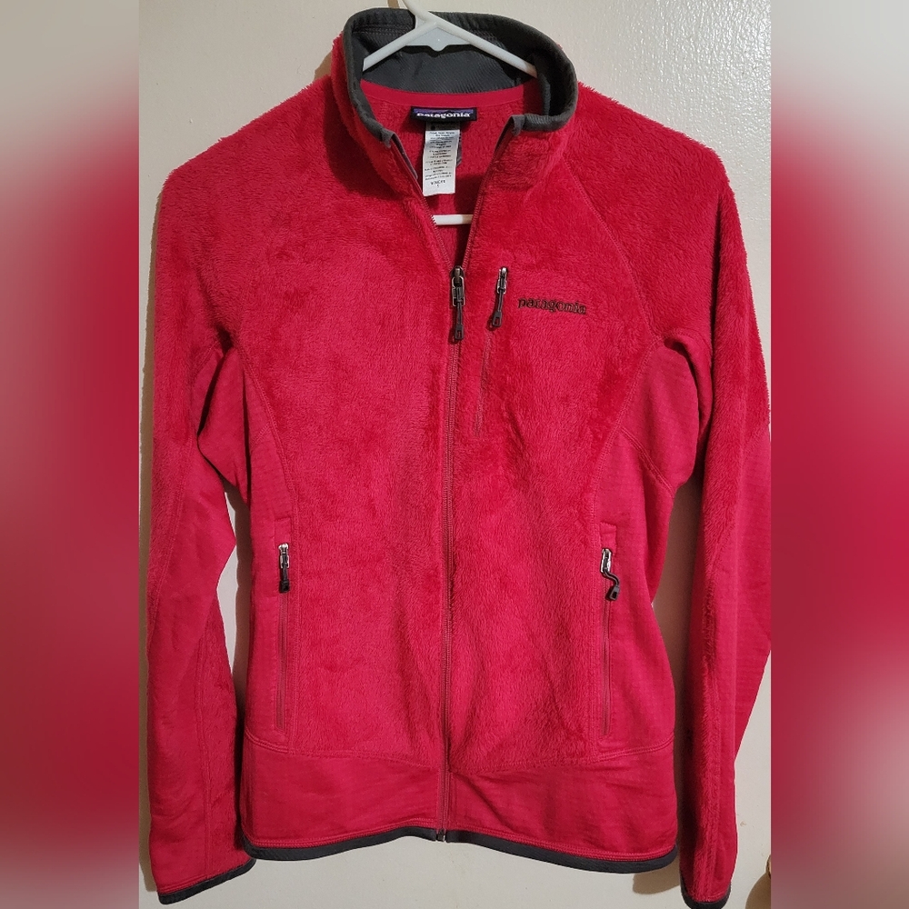 Patagonia R2 Fleece Jacket Womens Dark Pink Full Zip Size Small